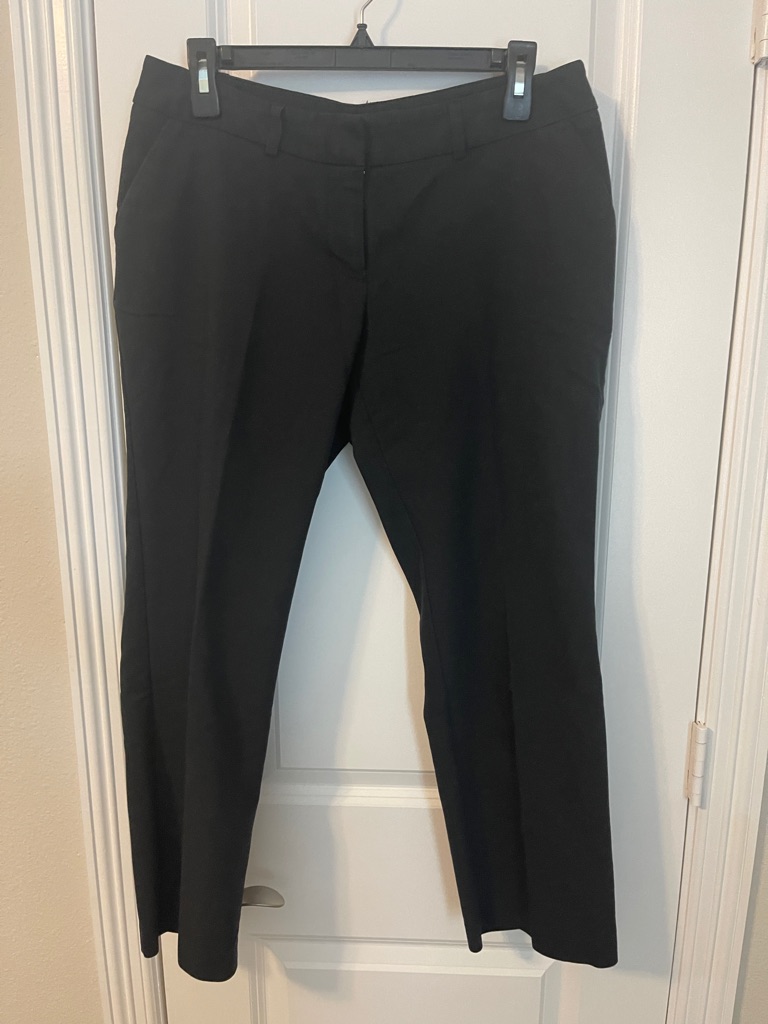 Apt. 9 Black Straight-Leg Dress Pants